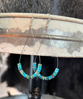Gemstone Teardrop Earrings