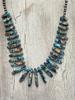 Graduated Navajo Bead, Gemstone Necklace