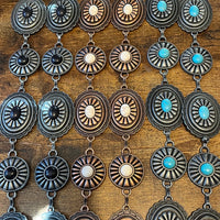 Circle & Oval Concho Belt