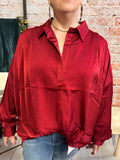 Sarah satin blouse