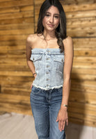 Denim Crop Top