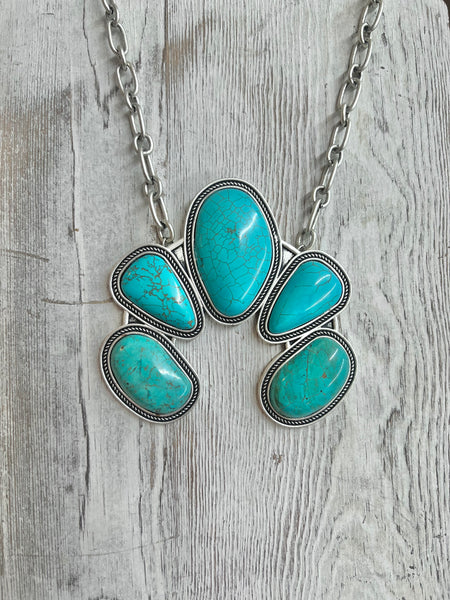 Squash Naja Turquoise Necklace