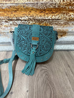 Wrangler Western Tooled Saddle Bag