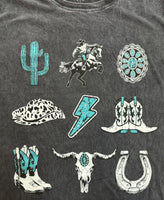 WILD N WEST Mineral Wash Tee