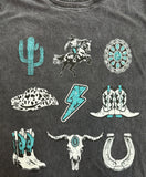 WILD N WEST Mineral Wash Tee