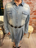 Patsie plus chambray dress