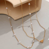 18K Stainless Steel Layered Necklace