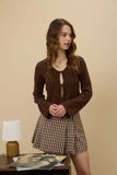 Multi Tie Front Long Sleeve Cardigan