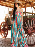 Serape Floral Jumpsuit