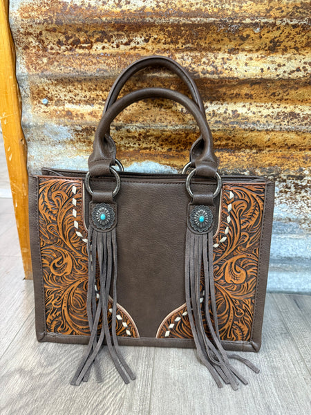 MW Tooled Concho Tote