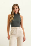 Sleeveless Knit Top