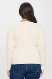 Plus Long Sleeve Henley Top