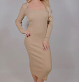 Scallop Rib Knit Dress