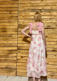 Floral Crochet Lace Maxi Dress