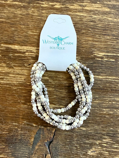 Beaded Bracelet Stack