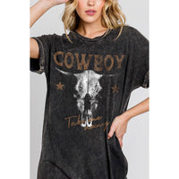 Take Me Away Cowboy Graphic Dress