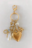 Bow, Heart, Teddy Bear Pearl Bag Charm