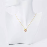 Gold Plated heart Pendant Necklace