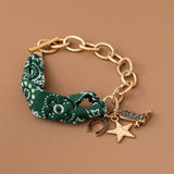 Scarf Charm Bracelet- Boot, Star, Horseshoe