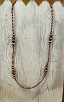 Copper Navajo Bead Necklace