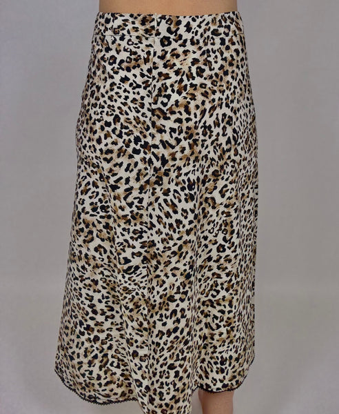 Leopard Midi Skirt
