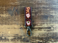 Tooled Leather Keychains