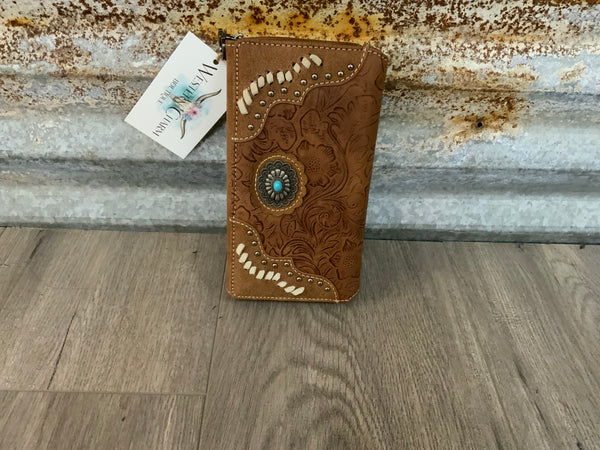 MW Embossed Wallet