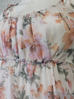 Orange Flower Dress