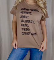 Country Music Graphic Tee