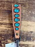 Tooled Leather Keychains