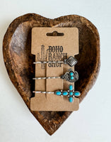 Western Hair Bobby 3 Pin Set