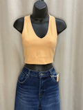 Bobbie banded bottom crop