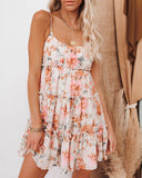 Orange Flower Dress