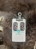Western Hand Stone Aztec Post Earrings