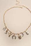 Gold Western Charm Necklace