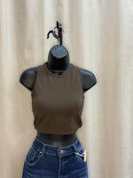 Hollis high neck crop