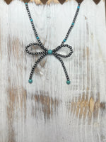Navajo Pearl Bow Necklace