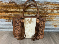 Large Tooled Tote