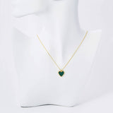 Gold Plated heart Pendant Necklace