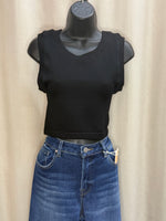 Jill Ribbed Crop