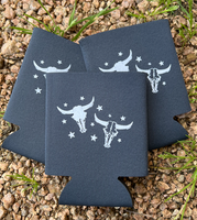 Star Skull Western Can Cooler