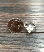 4 Bead Adjustable Ring