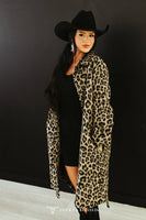 Brown Leopard Coat