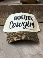Boujee Cowgirl Leopard Hat