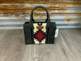 Wrangler Tooled Aztec Print Tote
