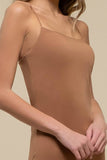 Bodycon Side Slit Cami Midi Dress