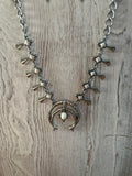 Princess Squash Blossom Necklace