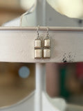 Double Square Dangle Earrings