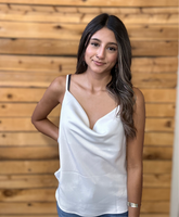 Cowl Neck Soft Cami