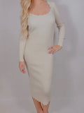 Scallop Rib Knit Dress